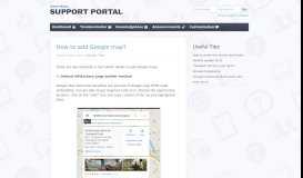 
							         How to add Google map? | Dream-Theme Support Portal								  
							    