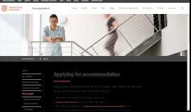 
							         How to apply - Accommodation - Charles Sturt University								  
							    
