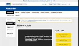 
							         How to Apply - Admissions - Ryerson University								  
							    