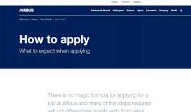 
							         How to apply - Airbus								  
							    