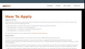 
							         How To Apply | BNSF Foundation								  
							    