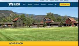 
							         How to Apply | Colorado Boarding School | CRMS								  
							    