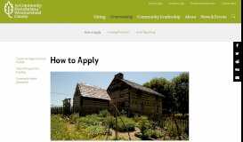 
							         How to Apply | Community Foundation of Westmoreland County								  
							    