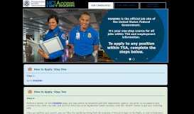 
							         How to Apply - Employees - Homeland Security								  
							    