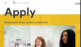 
							         How to Apply | Falmouth University								  
							    