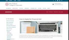 
							         How to Apply for Financial Aid | Admissions | New England College of ...								  
							    