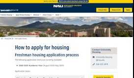 
							         How to Apply for Housing | Housing & Residence Life								  
							    