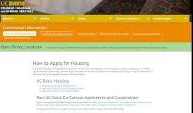 
							         How to Apply for Housing | UC Davis Student Housing and Dining ...								  
							    