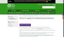 
							         How to apply for planning permission - Melton Borough Council								  
							    