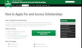 
							         How to Apply for Scholarships | Student Financial Aid and Scholarships								  
							    