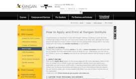 
							         How To Apply for TAFE Courses in Kangan Institute								  
							    