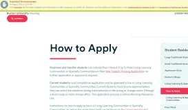 
							         How to Apply » Housing | Boston University								  
							    