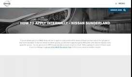 
							         How to Apply Internally - Nissan Sunderland - Careers at Nissan								  
							    