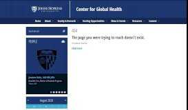 
							         How to Apply - Johns Hopkins Center for Global Health								  
							    