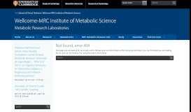 
							         How to Apply - Metabolic Research Laboratories								  
							    