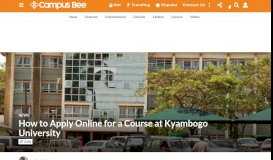 
							         How to Apply Online for a Course at Kyambogo University - Campus Bee								  
							    