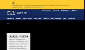 
							         How to Apply | Pace Law School								  
							    