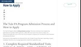 
							         How to Apply > Physician Associate Program | Medical Education ...								  
							    