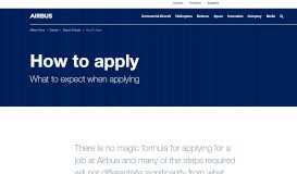 
							         How to apply - Search & Apply - Airbus								  
							    