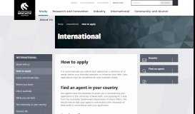 
							         How to apply / Study with us / International / The University of ...								  
							    