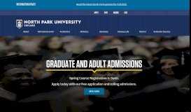
							         How to Apply to the MSAT Degree Program - North Park University								  
							    