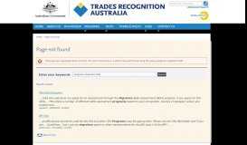 
							         How to apply | Trades Recognition Australia								  
							    