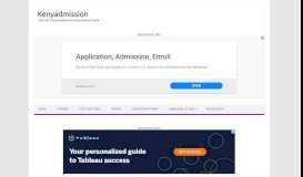 
							         How To Apply TUM Online 2019/2020 - Kenyadmission.com								  
							    