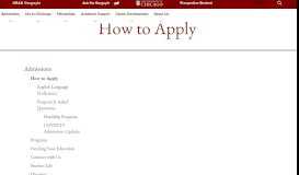 
							         How to Apply – UChicagoGRAD | The University of Chicago								  
							    