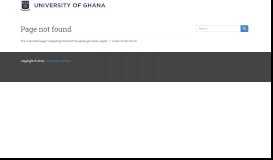 
							         How To Apply (undergraduate) | UNIVERSITY OF GHANA								  
							    