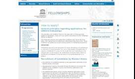 
							         How to apply? | United Nations Educational, Scientific and ... - Unesco								  
							    