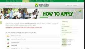 
							         How To Apply - University of Health and Allied Sciences - University of ...								  
							    
