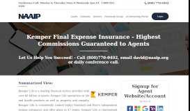 
							         How to Appoint with Kemper Life Final Expense Insurance | Agent ...								  
							    