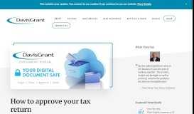 
							         How to approve your tax return - Davis Grant								  
							    
