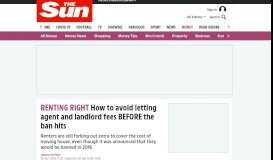 
							         How to avoid letting agent and landlord fees BEFORE the ... - The Sun								  
							    