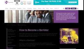 
							         How to Become a Barrister - The Lawyer Portal								  
							    