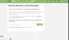 
							         How to Become a Dell Reseller: 11 Steps (with Pictures) - wikiHow								  
							    
