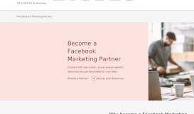 
							         How To Become a Facebook Marketing Partners | Facebook Business								  
							    