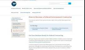 
							         How to Become a Federal Government Contractor | USAGov								  
							    