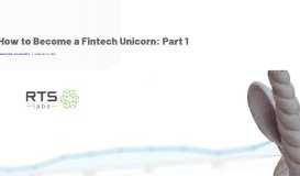
							         How to Become a Fintech Unicorn with Salesforce: Part 1 - RTS Labs								  
							    