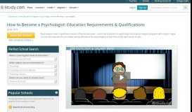
							         How to Become a Psychologist: Education Requirements ... - Study.com								  
							    