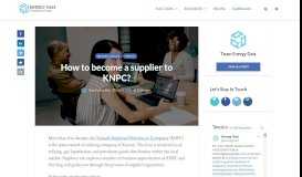 
							         How to become a supplier to KNPC? - Insights - Energy Dais								  
							    