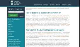 
							         How to Become a Teacher in New York City								  
							    