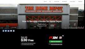 
							         How to Become a Vendor for Home Depot | Bizfluent								  
							    