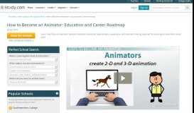 
							         How to Become an Animator | Education and Career Roadmap								  
							    