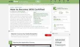 
							         How to Become IATA Certified: 15 Steps (with Pictures) - wikiHow								  
							    
