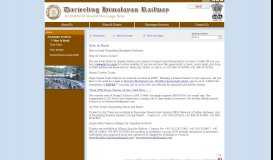 
							         How to Book - DHR / Indian Railways Portal								  
							    