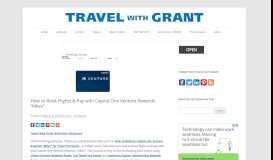 
							         How to Book Flights & Pay with Capital One ... - Travel with Grant								  
							    
