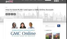 
							         How to book PLAB 1 and open a GMC Online Account | Road ...								  
							    