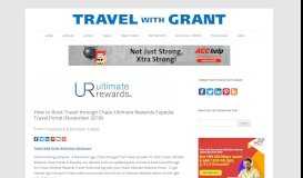 
							         How to Book Travel through Chase Ultimate Rewards Expedia Travel ...								  
							    