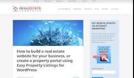 
							         How to build a real estate website for your business, or create a ...								  
							    